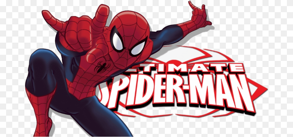 Spiderman Clipart Ultimate For Spider Man Hd Transparent Imagen De Spiderman Hd, Book, Comics, Publication, Smoke Pipe Png