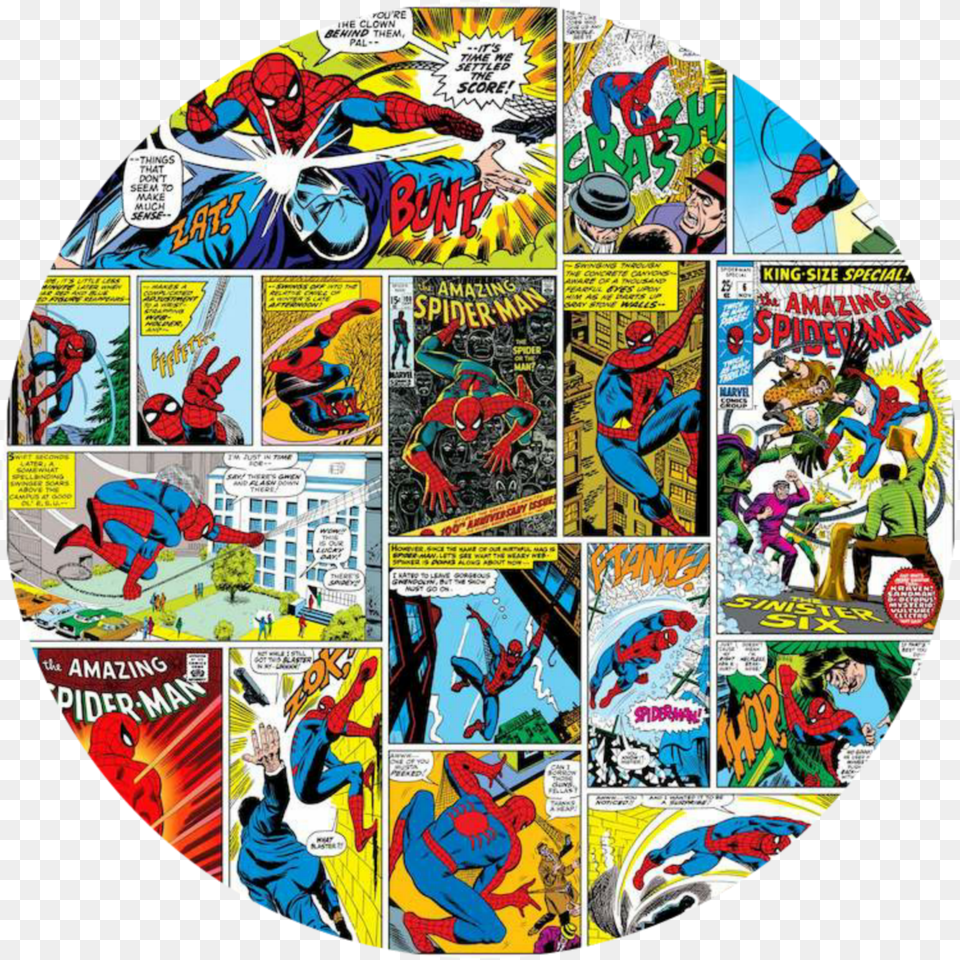 Spiderman Comic Hero 60s 70s Free Transparent Png