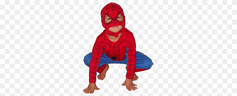 Spiderman Costume Baby, Person, Clothing Png Image