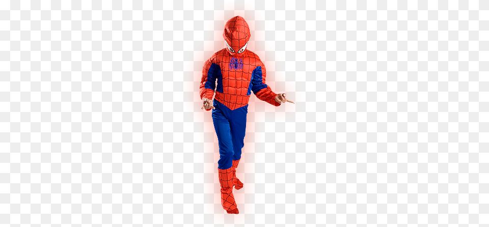 Spiderman Costume Includes Spiderman Costume Boys Kids Light Muscle Xs 4 5 6, Clothing, Coat, Hood, Jacket Png Image