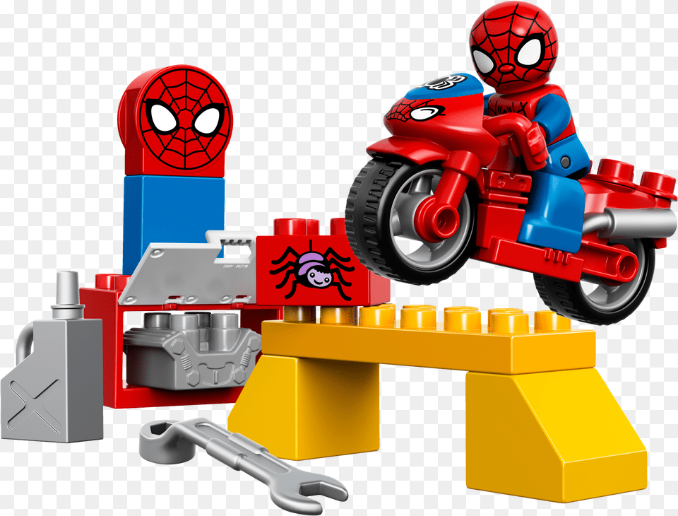 Spiderman Duplo, Machine, Wheel, Bulldozer Png Image