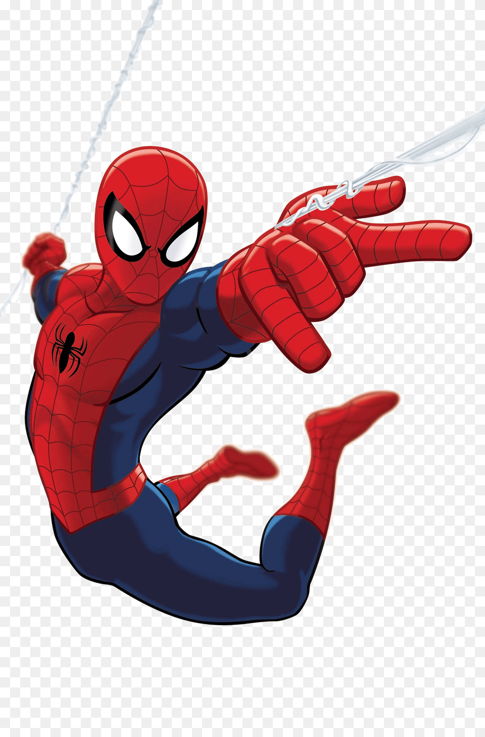 Spiderman Flying Between Buildings, Dynamite, Weapon, Smoke Pipe Free Png Download