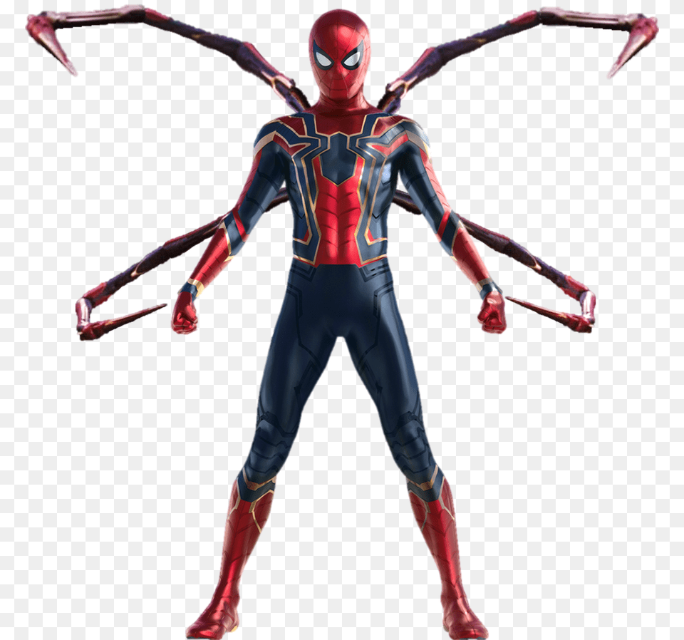 Spiderman Iron Spider Avengers Infinity War, Person, Clothing, Costume, Alien Free Png