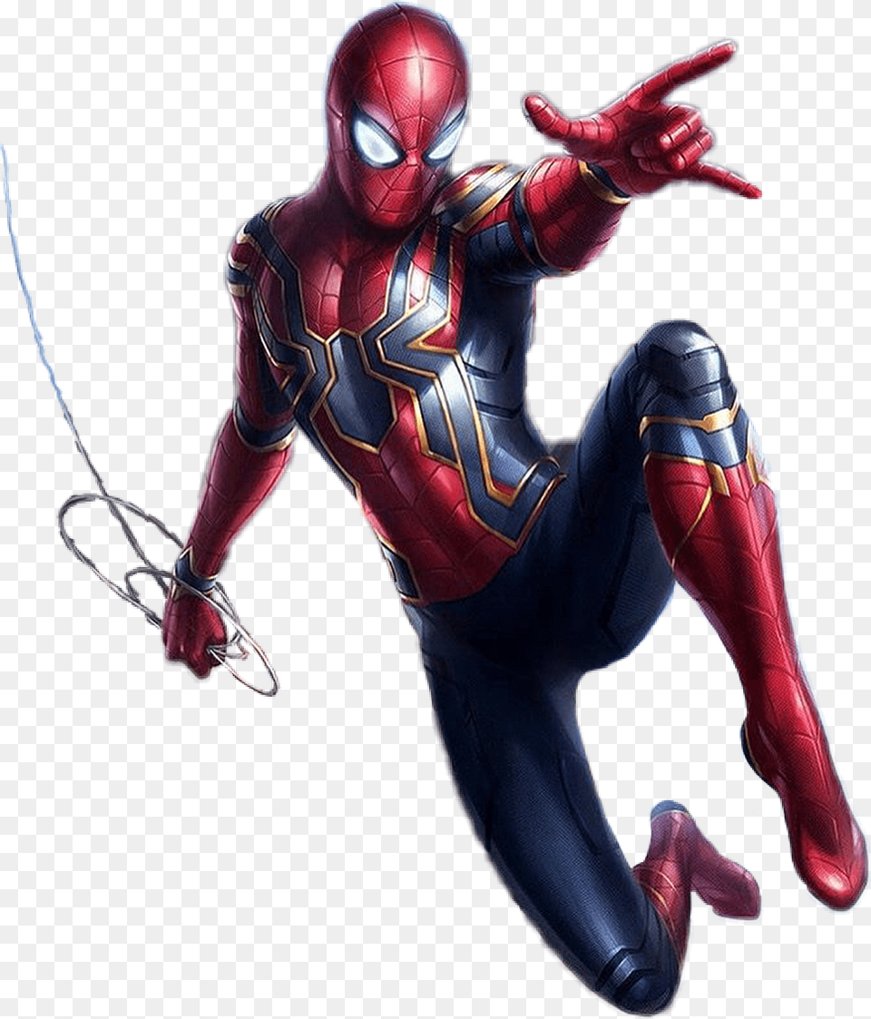Spiderman Ironspider Avengers Avengersinfinitywar Peter, Adult, Person, Man, Male Png Image