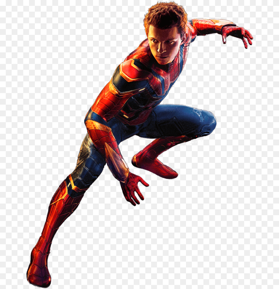 Spiderman Ironspider Avengers Marvel Mcu Infinitywar Spiderman Infinity War, Adult, Male, Man, Person Free Png Download