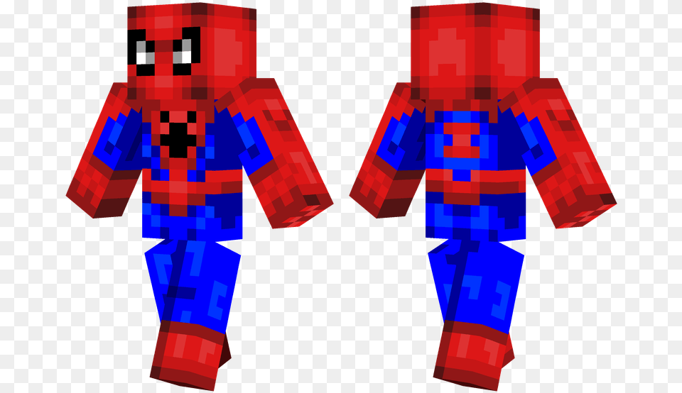 Spiderman Minecraft Skin Super Heroes, Person Free Png Download