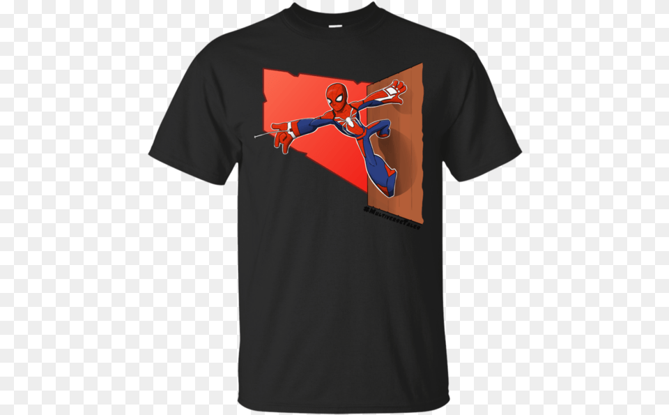 Spiderman Ps4 Spider Man Ps4 T Shirt Amp Hoodie Marvel39s Spiderman Ps4 Merch, Clothing, T-shirt, Person, People Free Transparent Png