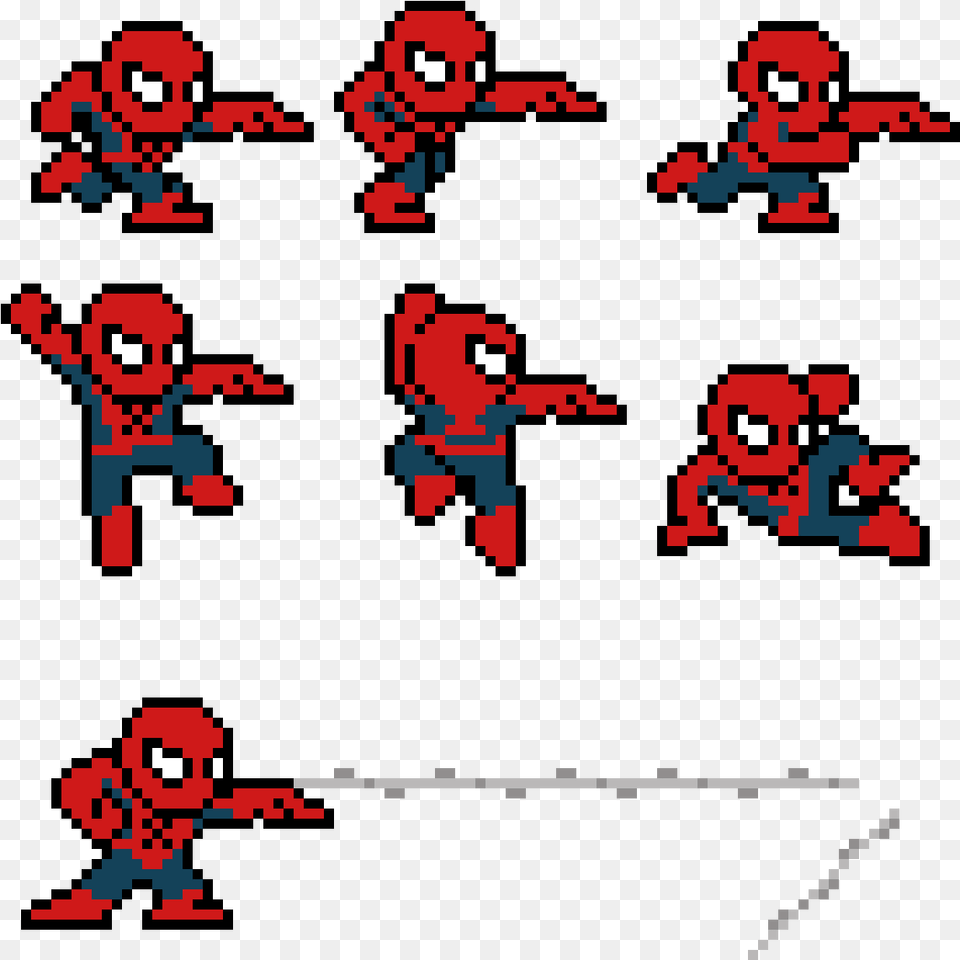 Spiderman Sprite Sheet, Person Free Png