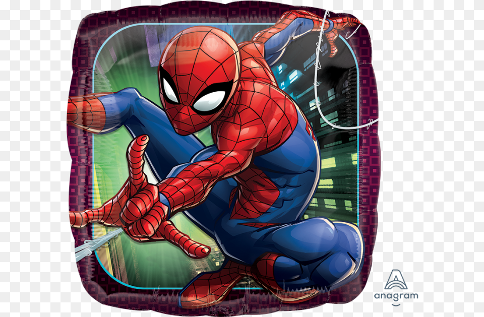 Spiderman Square, Book, Comics, Publication, Person Free Png Download