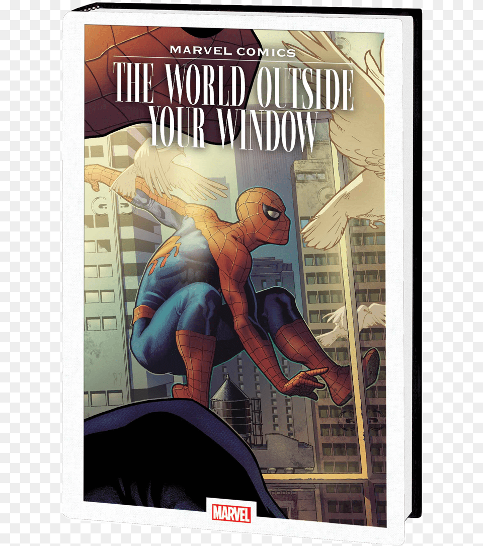 Spiderman Swinging, Book, Publication, Comics, Person Png Image