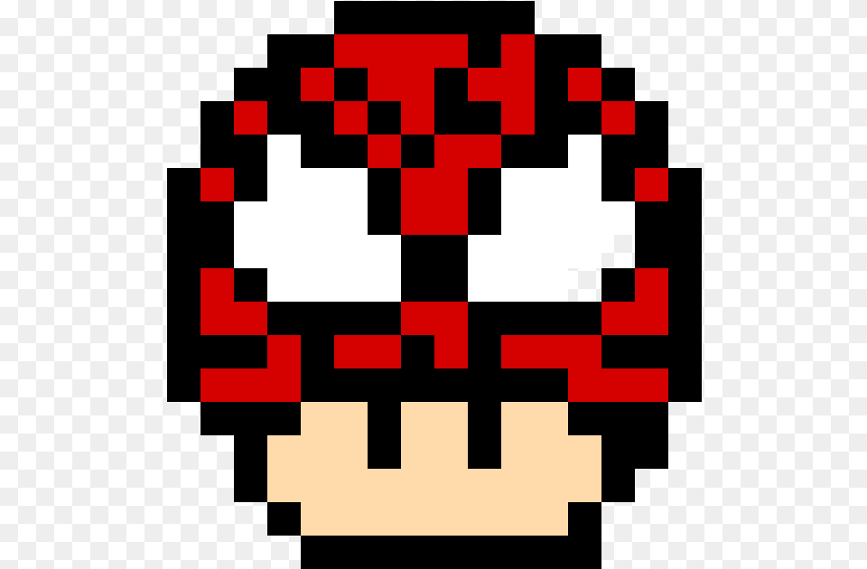 Spiderman Symbol 8 Bit Mushroom Mario, First Aid Free Png Download