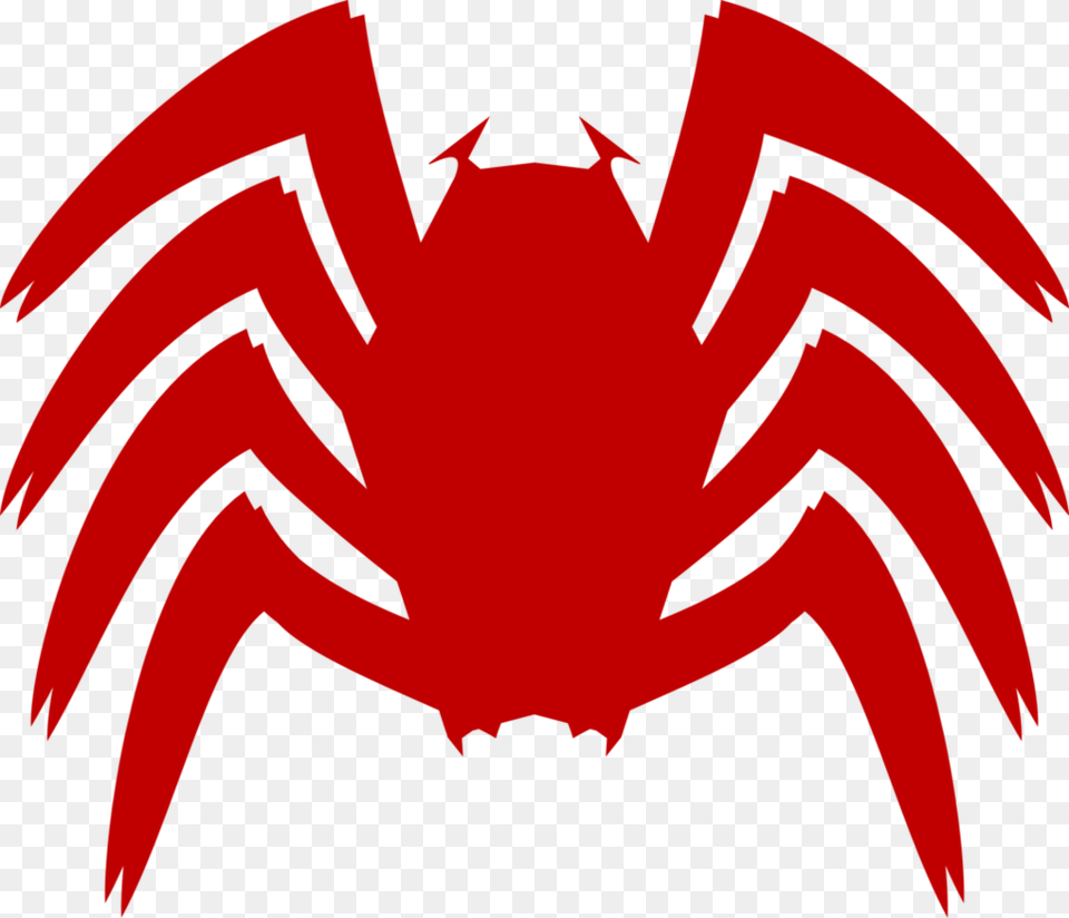 Spiderman Venom Logo Venom Spider Logo, Food, Seafood, Animal, Crab Png Image
