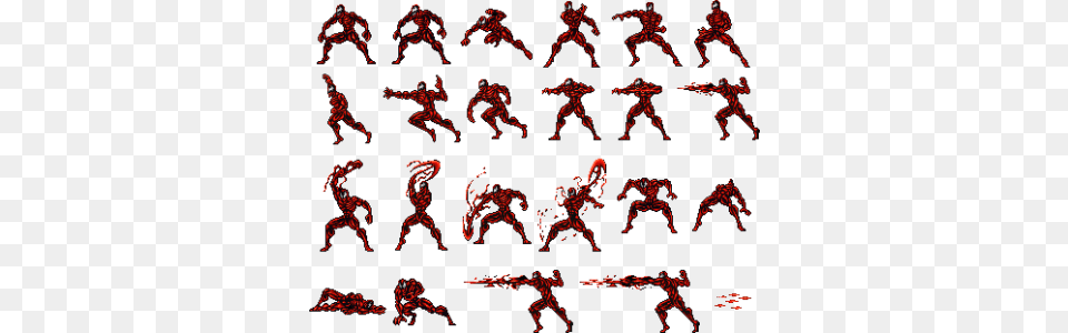 Spidermanthelethalfoes Boss Carnage Sheet Spiderman Sprite Sheet, Dancing, Leisure Activities, Person, Chandelier Free Png Download