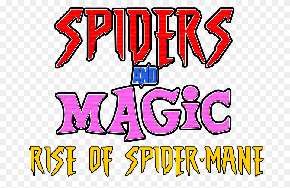Spiders And Magic Rise Of Spider Mane Logo, Text, Dynamite, Weapon Free Png