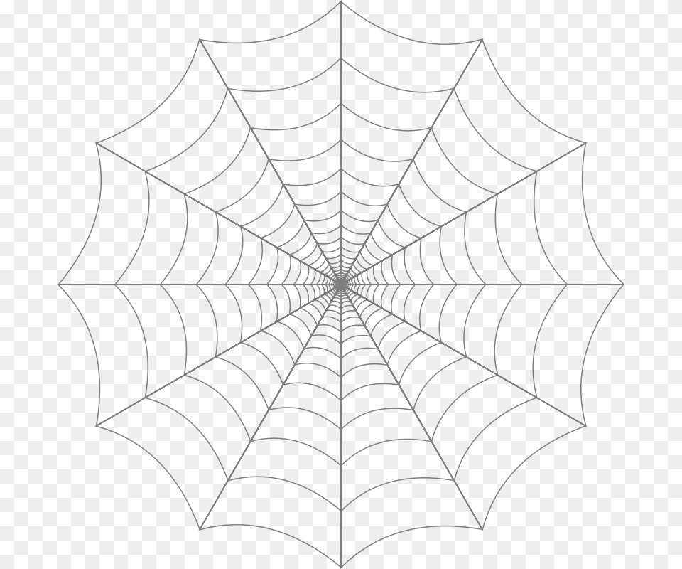 Spiderweb Clipart Friendly Spider Spider Web No Background, Gray Free Transparent Png