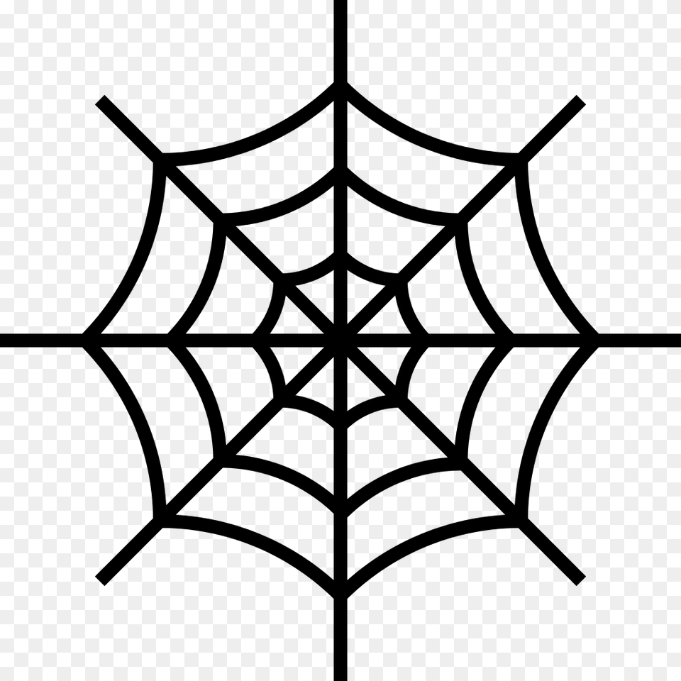 Spiderweb Clipart Spiderman Web Spider Web Easy To Draw, Gray Free Transparent Png