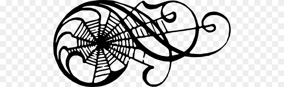 Spiderweb Scroll Clip Art, Animal, Dinosaur, Reptile Png