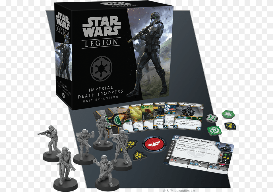 Spielzeug Supreme Commande Star Wars Miniatures Clone Star Wars Legion Death Troopers, Adult, Male, Man, Person Free Png Download