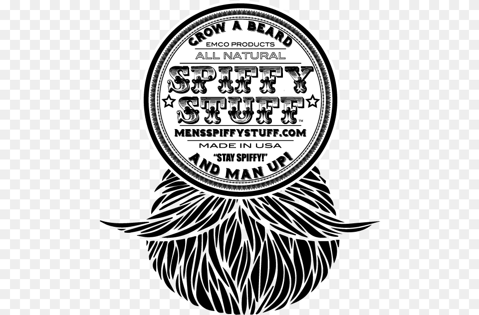 Spiffystuff With Beard Men39s Spiffy Stuff Stache Wax, Alcohol, Beer, Beverage, Text Free Png Download