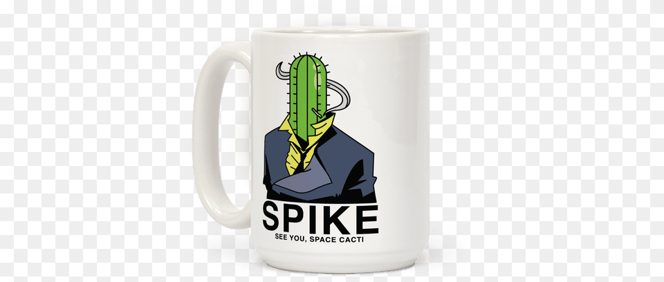 Spike Cactus Cowboy Bebop Coffee Mug Cowboy Bebop Mens T Shirt, Cup Png Image