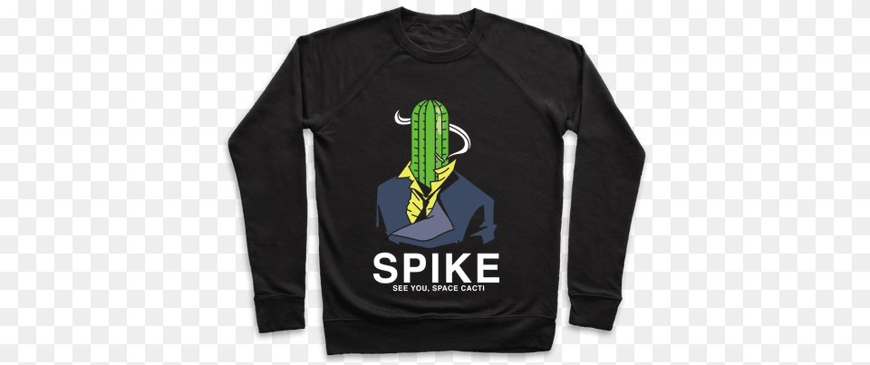 Spike Cactus Cowboy Bebop Pullover Ass Eating Tshirts, Clothing, Long Sleeve, Sleeve, T-shirt Free Png Download
