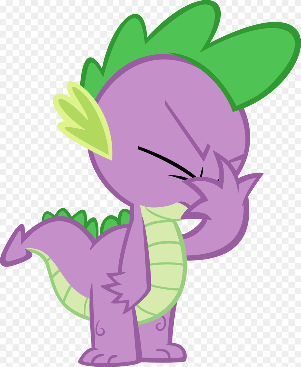 Spike Facepalm By Mysteriouskaos D51xq2x My Little Pony Facepalm, Purple, Baby, Person, Cartoon Free Png