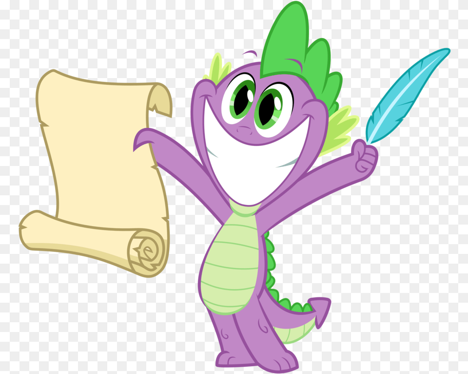 Spike From My Little Pony Mlp Spike Smile, Purple, Cartoon, Animal, Dinosaur Free Transparent Png