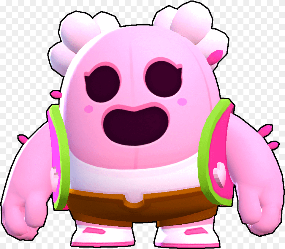 Spike In Brawl Stars Spike Sonrosado Brawl Stars, Toy, Plush Free Transparent Png