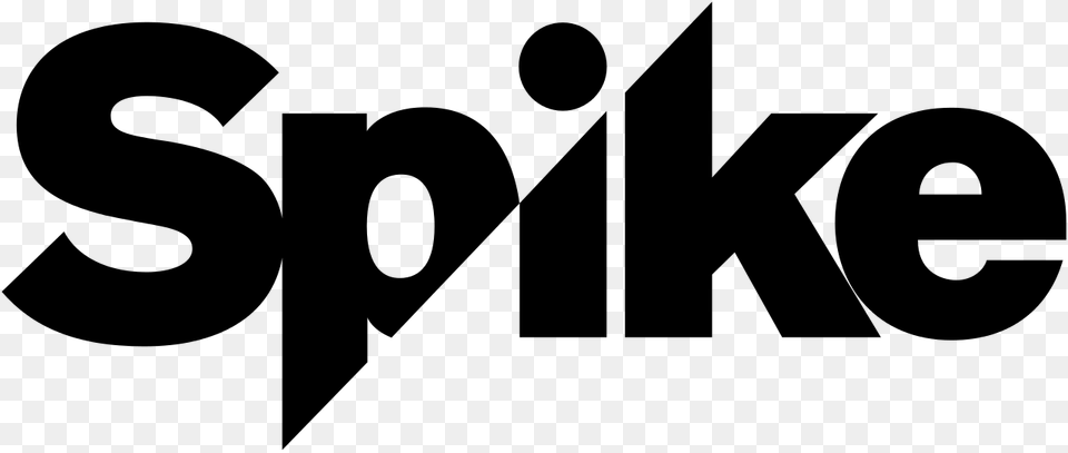 Spike Logo, Gray Free Png