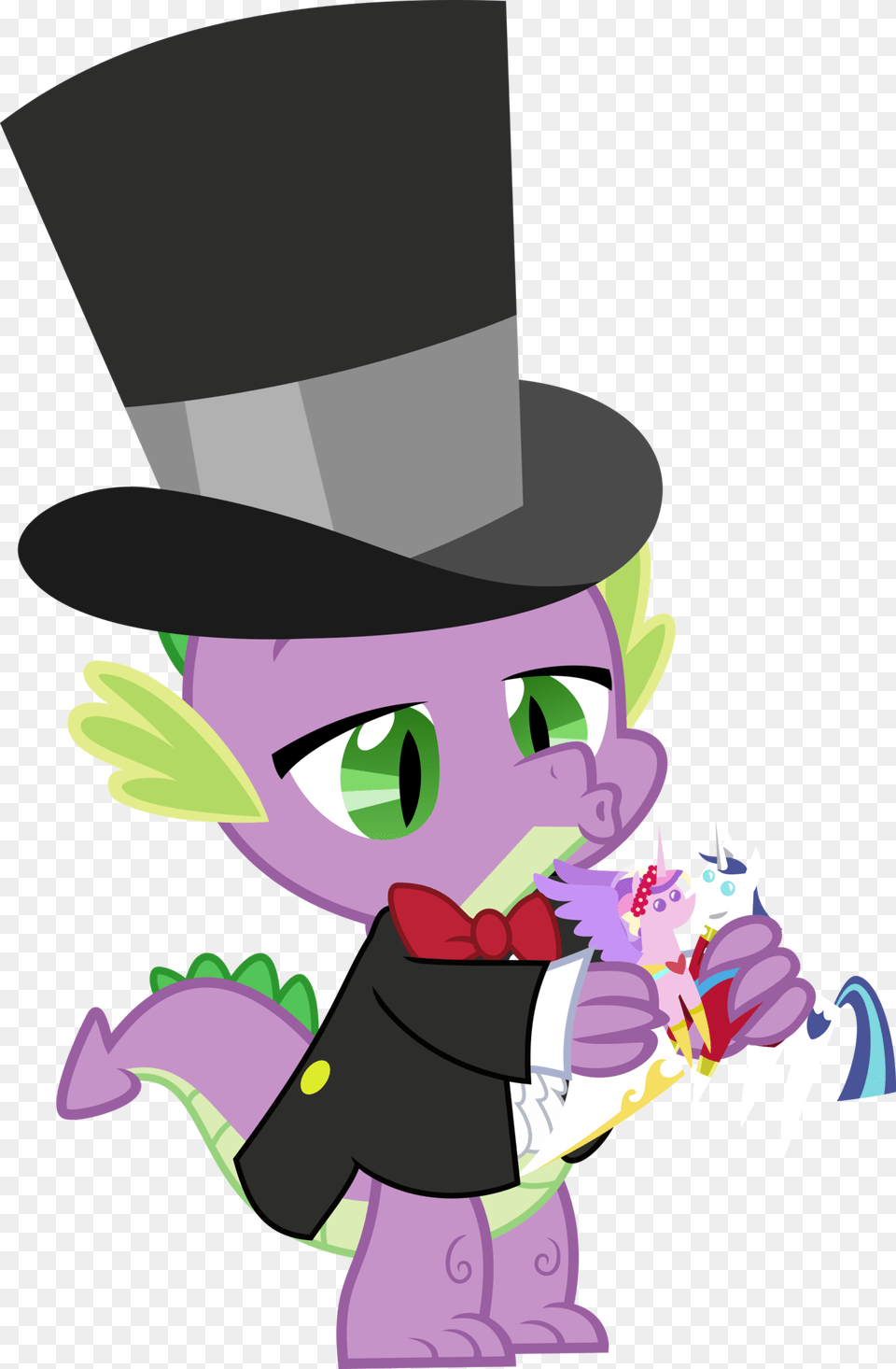 Spike Rarity Wedding Cake Topper Clip Art My Little Pony Wedding Topper, Purple, Clothing, Hat, Person Png