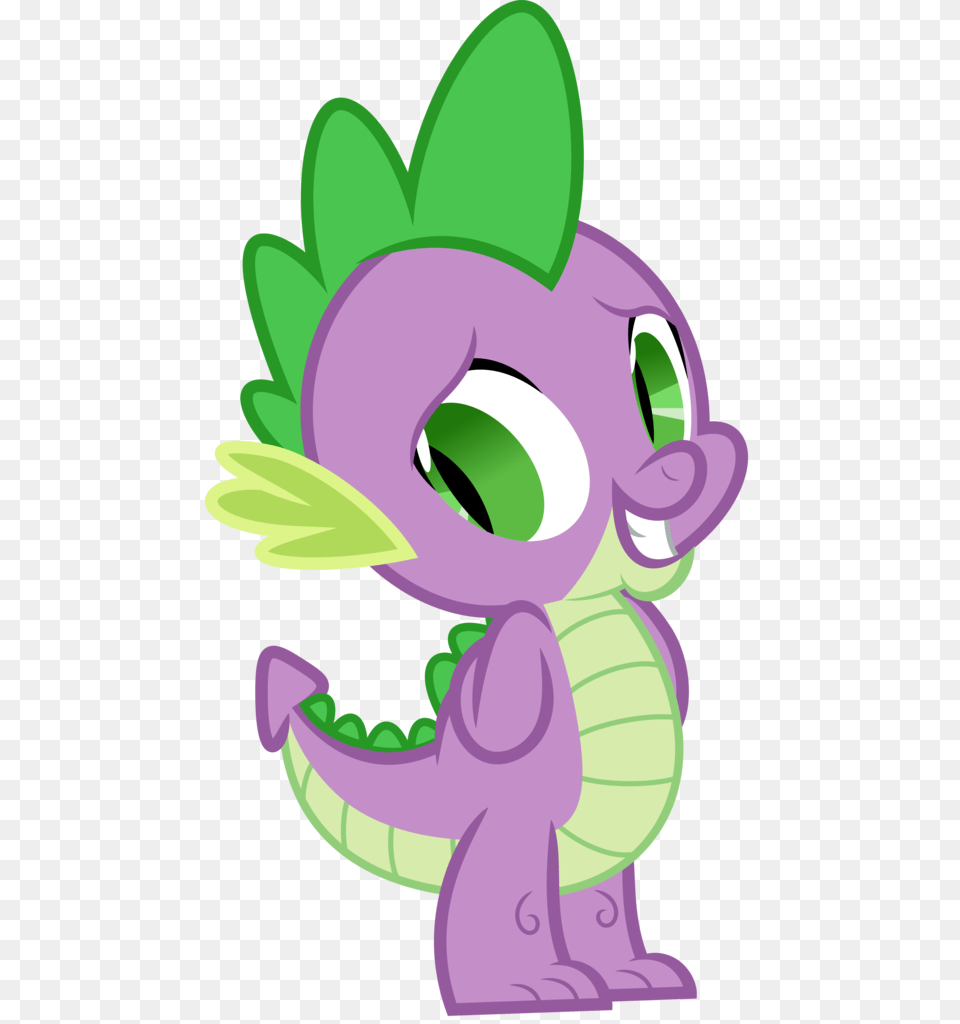 Spike The Dragon My Little Pony, Purple, Green, Baby, Person Png