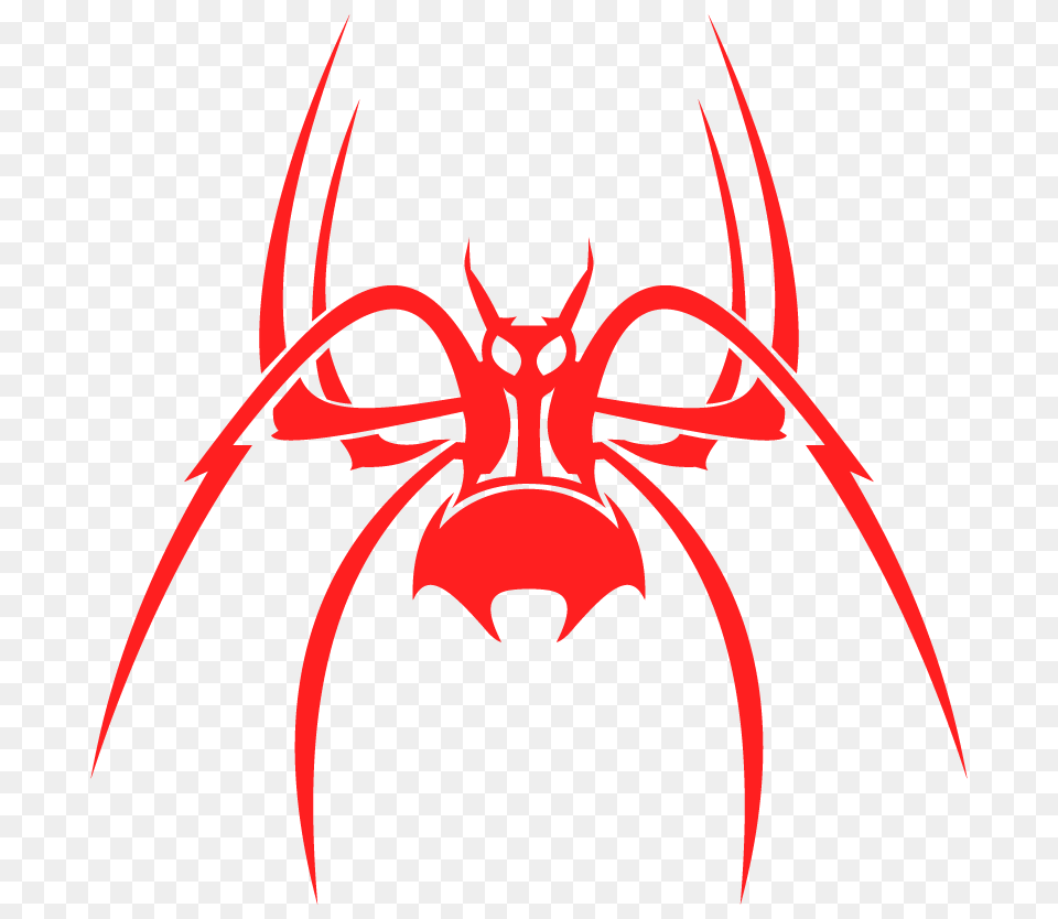Spikes Red Spider Black Tie Digital, Logo, Symbol, Emblem Free Transparent Png