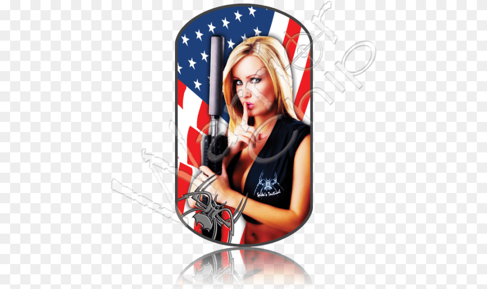 Spikes Tactical Silencer Skateboard Deck, Adult, Female, Person, Woman Free Png Download