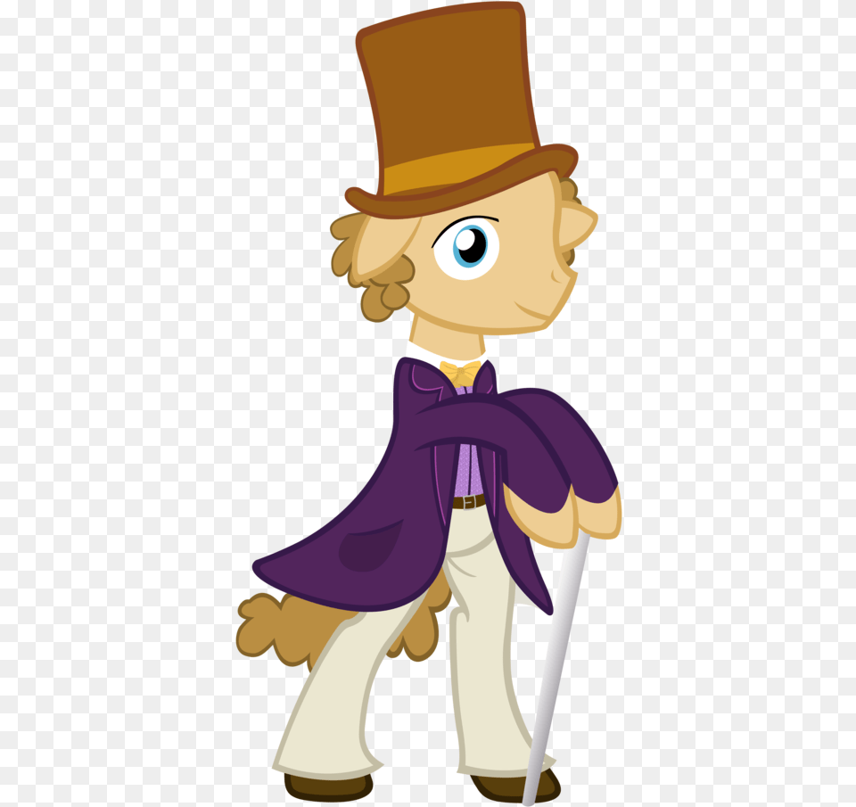 Spikesmustache Ponified Safe Willy Wonka Willy Wonka Pony, Baby, Person, Magician, Performer Png Image