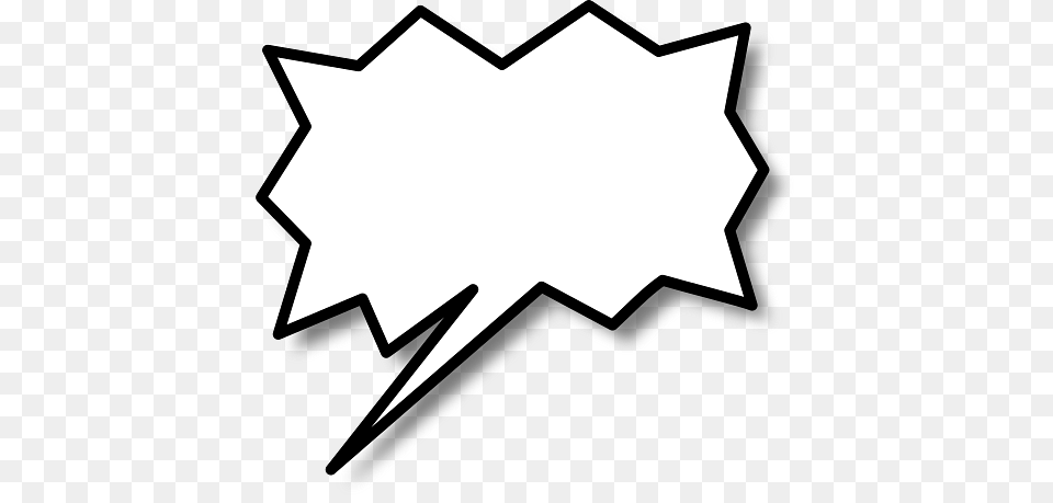 Spiky Callout Speech Bubble Left, Leaf, Plant, Logo, Symbol Png Image