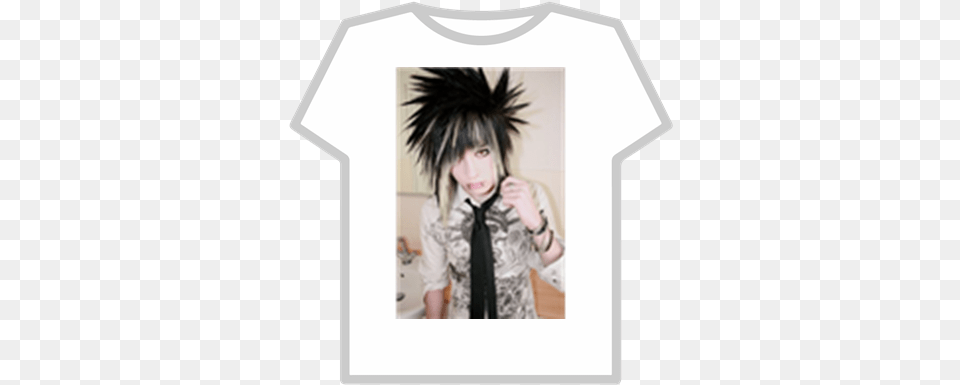 Spiky Emohair Roblox Chris Dakota Emo, Accessories, Tie, Clothing, T-shirt Free Transparent Png