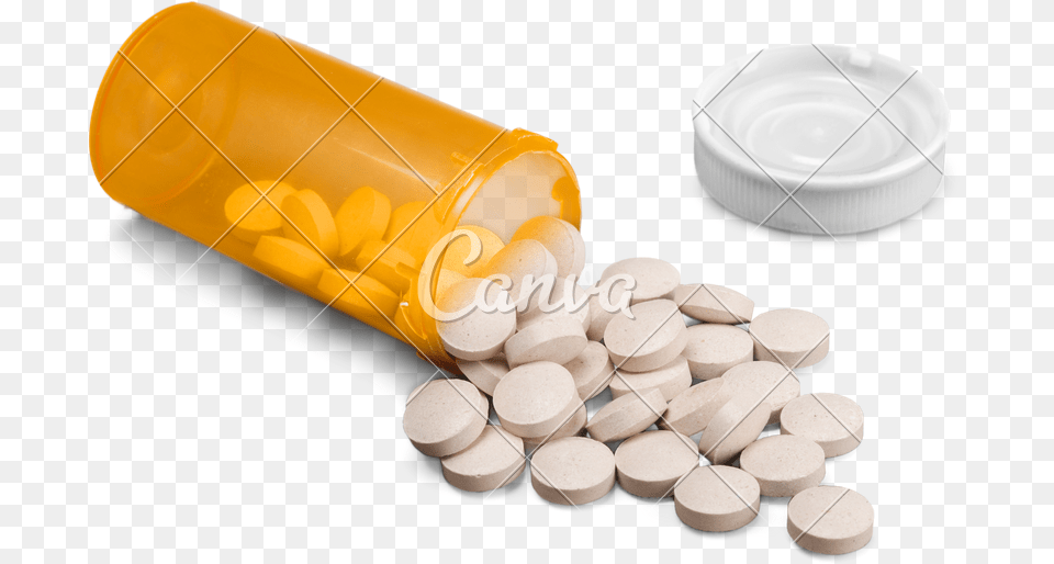Spilled Pill Bottle, Medication Png