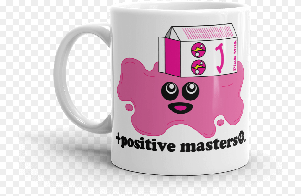 Spilled Pink Milk Logo Mugs Mug, Cup, Beverage, Coffee, Coffee Cup Free Transparent Png