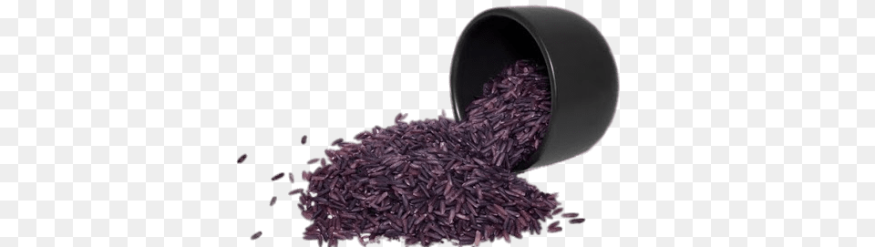 Spilled Pot Of Purple Rice, Food, Grain, Produce Png Image