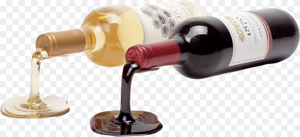 Spilled Wine Bottle Holder Set Spilled Bottle Of Wine, Alcohol, Beverage, Liquor, Wine Bottle Free Png