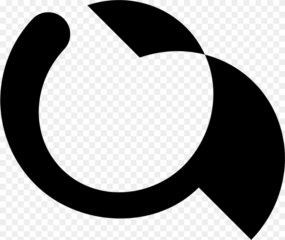 Spin Crescent, Stencil, Recycling Symbol, Symbol, Logo Png Image