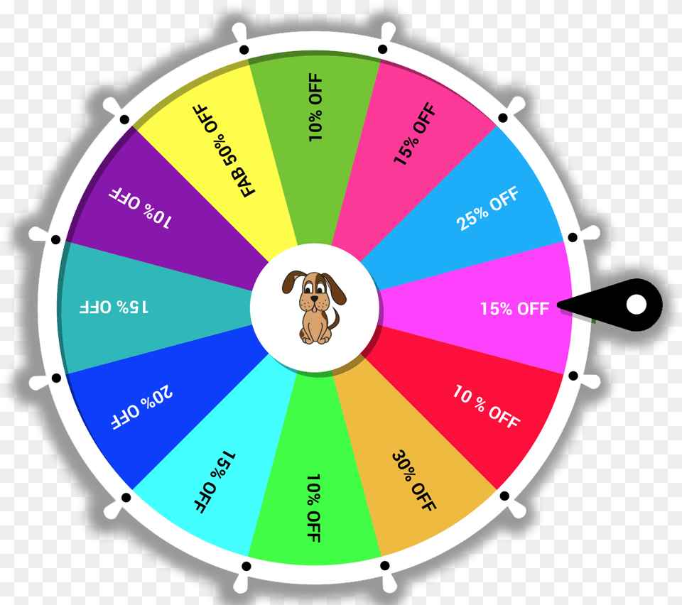 Spin To Win Up To 50 Percent Off Circle, Machine, Spoke, Disk, Animal Free Transparent Png