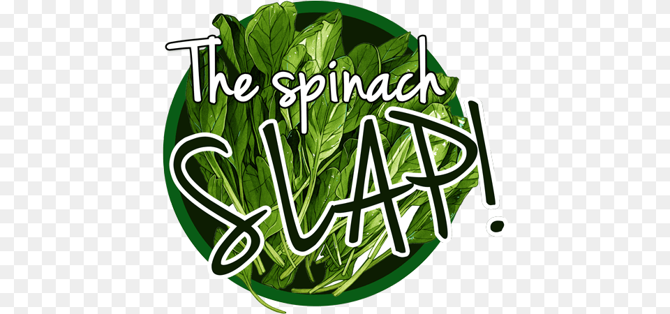 Spinach Slap Graphic Design, Herbal, Herbs, Plant, Green Png Image