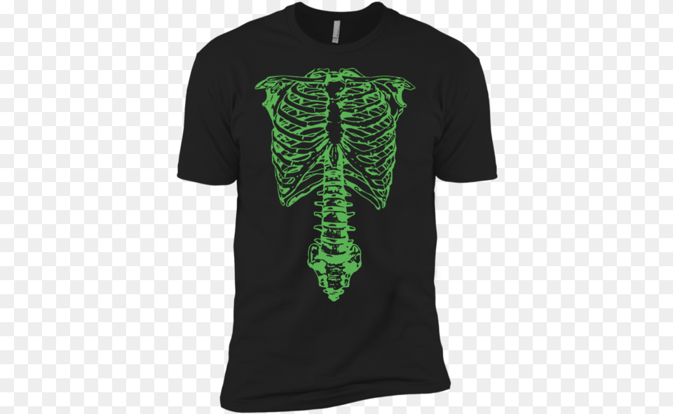 Spinal Tap Green Skeleton Nigel Tufnel Ribcage Spinal Tap T Shirt, Clothing, T-shirt, Ct Scan Free Transparent Png