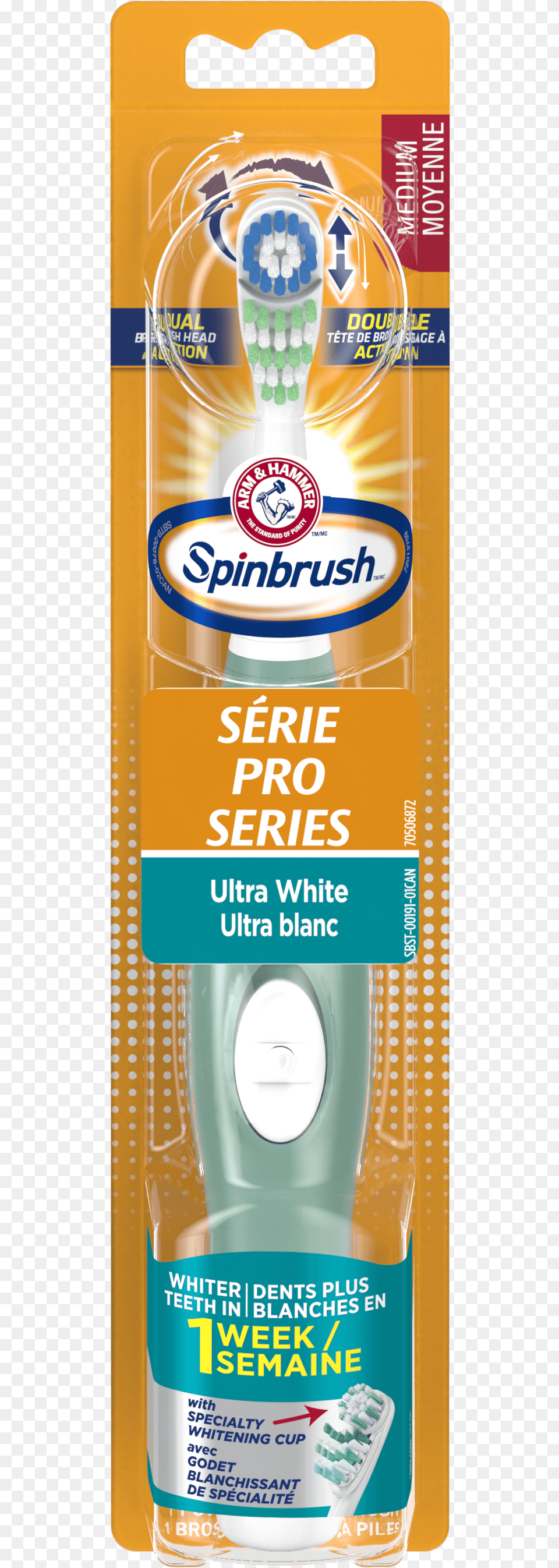 Spinbrush Pro Series Ultra White, Brush, Device, Tool, Toothbrush Free Png Download