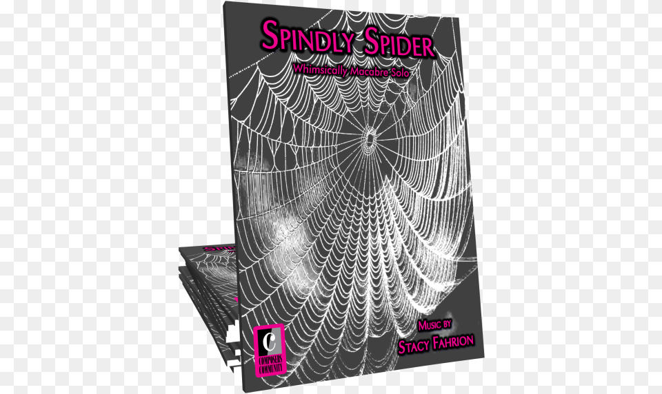 Spindly Spider By Stacy Fahriontitle Spindly Spider Spider Web, Spider Web, Animal, Invertebrate Free Png Download
