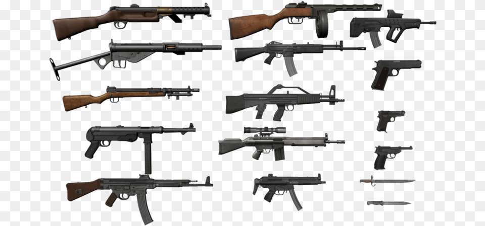 Spinner Big Black Firearm, Gun, Handgun, Rifle, Weapon Png Image
