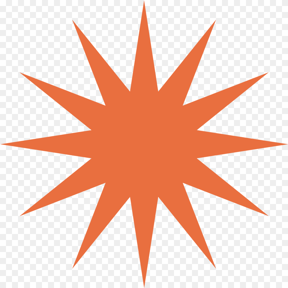 Spinning Orange Star Wagon Wheel, Leaf, Plant, Star Symbol, Symbol Png