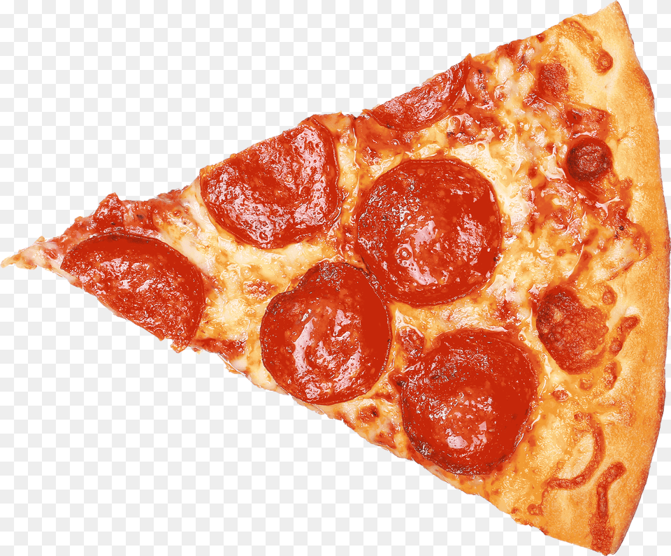 Spinning Pizza Slice Out Of The Blue Pizza Slice Cushion, Food, Ketchup Png