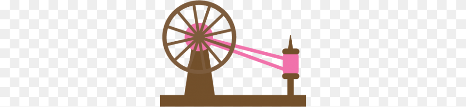 Spinning Wheel For Scrapbooking Cute Cute, Machine, Spoke, Axle, Cannon Free Transparent Png